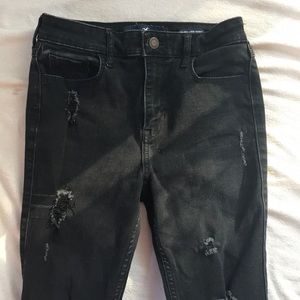 high-rise skinny Hollister classic stretch jeans